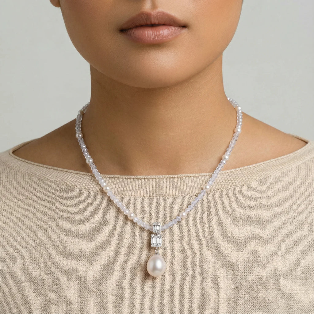 Lavender Dreams Pearl Necklace | Soléra & Co