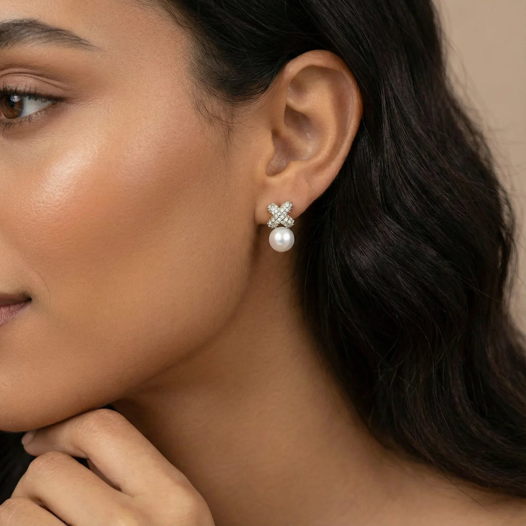 Crystal Bloom Studs | Soléra & Co