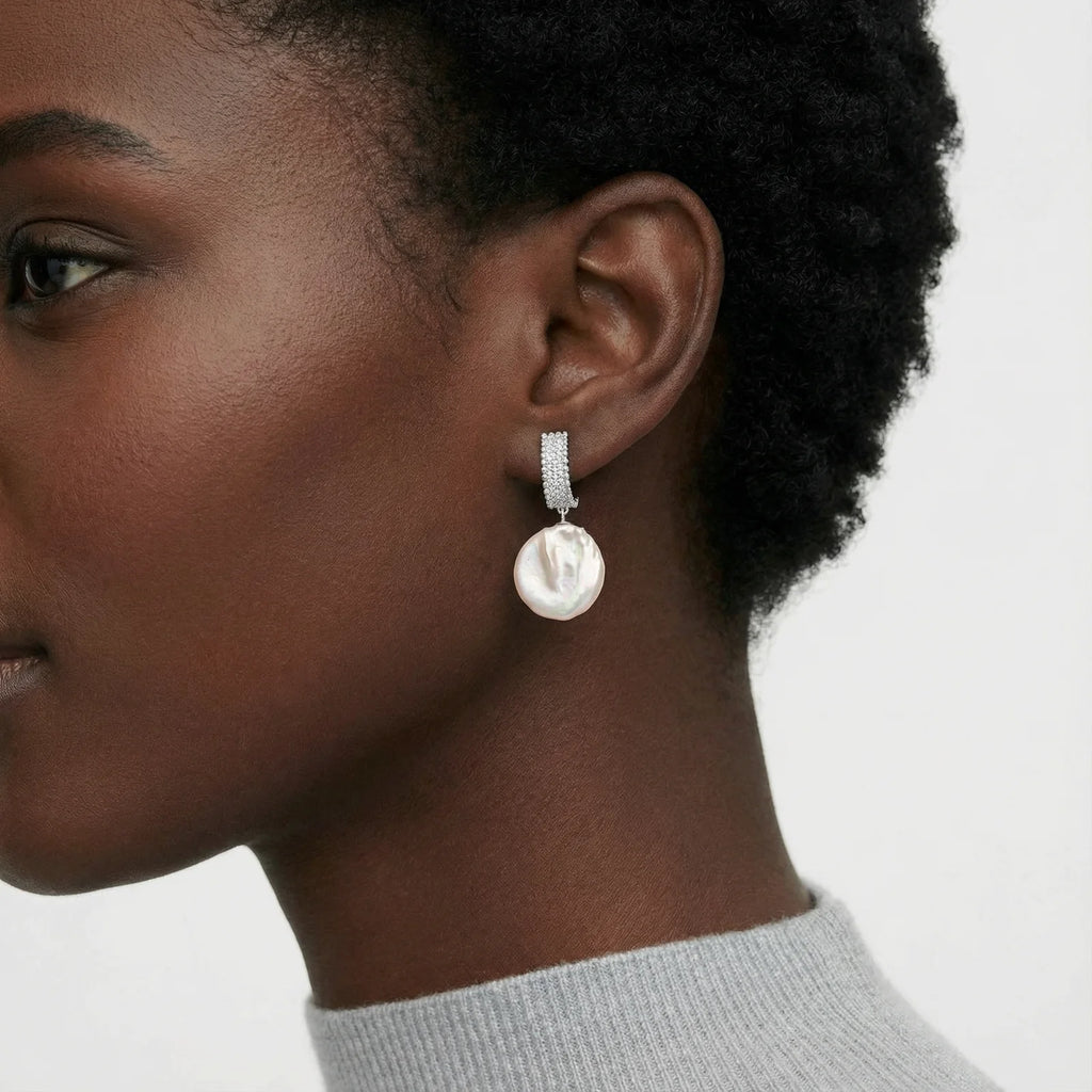 Baroque Pearl Drop Earrings | Soléra & Co