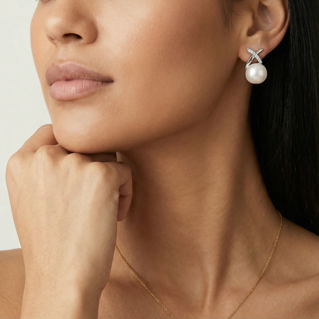 Luminous Pearl Drop Earrings | Soléra & Co