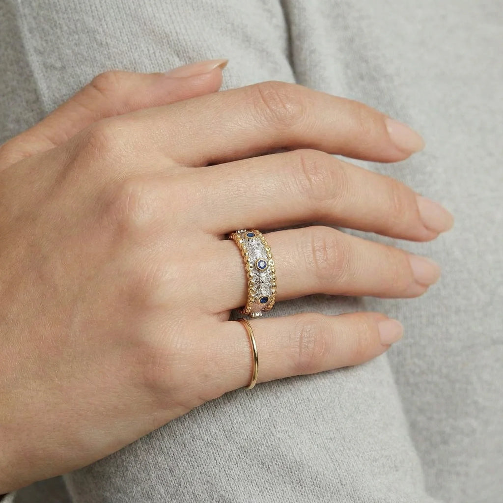 Azure Dreams Band Ring | Soléra & Co